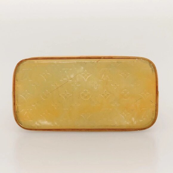 LOUIS VUITTON Monogram Vernis Houston Hand Bag Gris - Picture 9 of 14